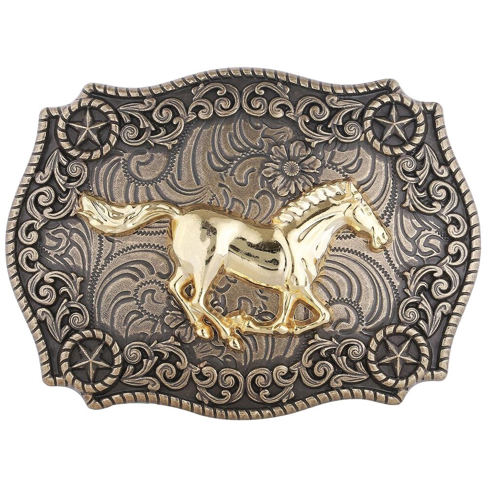 7198 Longhorn Bull Cowboy Belt Buckles Western Belt Buckle Rodeo Durable